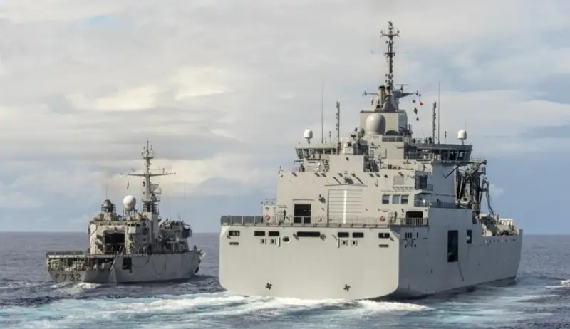 The French navy is preparing to operate in the absence of satellite communications