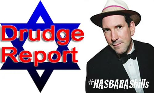 Matt Drudge undoubtedly a Zionist agent