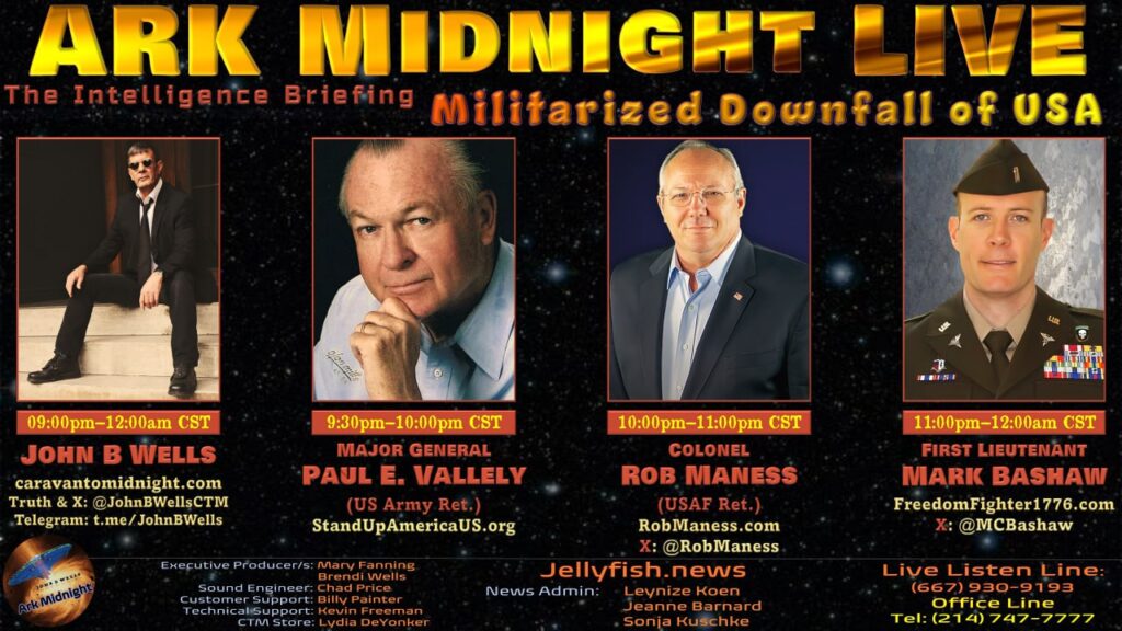 13 January 2024 : Ark Midnight - The Intelligence Briefing / Militarized Downfall of USA