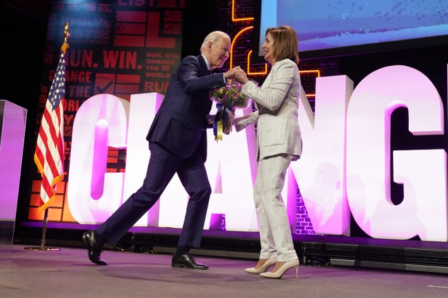Biden Mocked for Holding Pelosi's Hand in Tarmac Shuffle, Gets Confused About Navalny's Widow