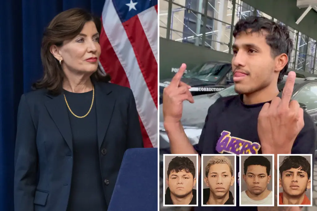 NY Gov. Kathy Hochul suggests deporting mob of migrants who pounded on cops in caught-on-camera attack near Times Square