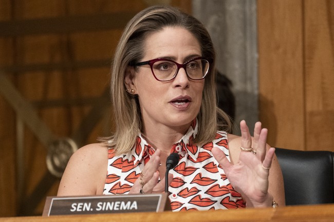 Kyrsten Sinema Is Trying (and Failing) to Defend the Bipartisan Border Deal