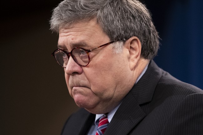 Bill Barr Says Voting for This Person Is 'National Suicide'