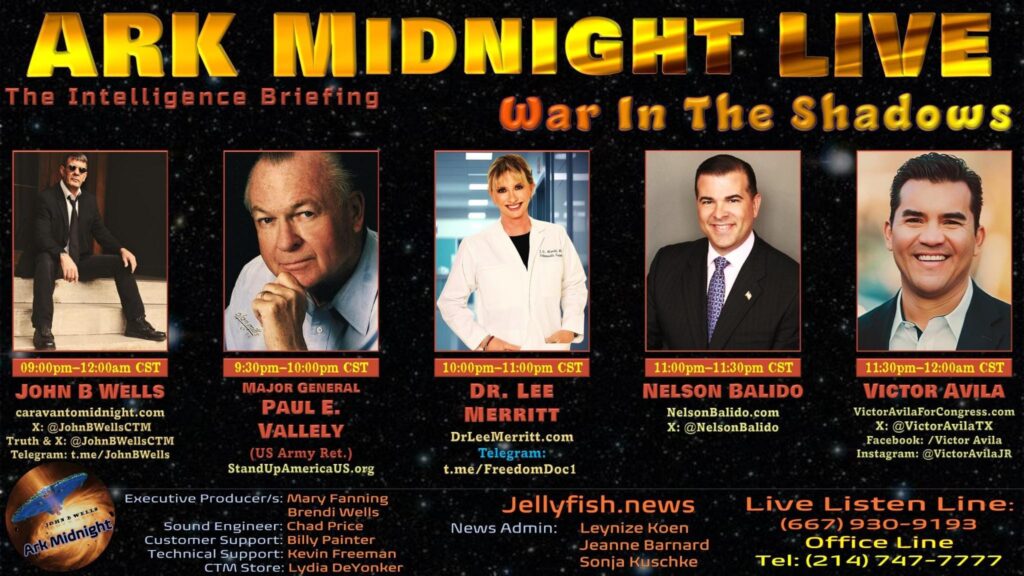 17 February 2024: Tonight on #ArkMidnight - The Intelligence Briefing / War In The Shadows