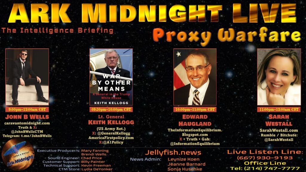 03 February 2024: Tonight on #ArkMidnight - The Intelligence Briefing / Proxy Warfare