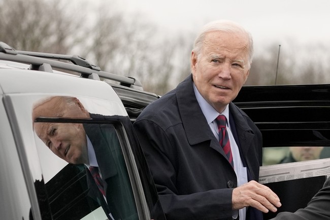 Watch President Joe Biden's Handlers Hustle the Press Away When He Takes Questions