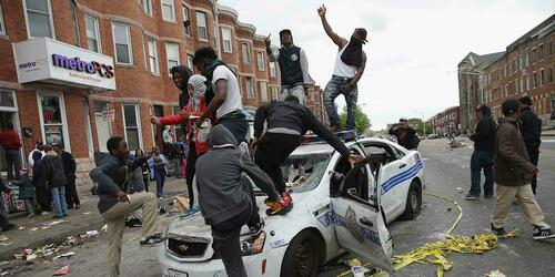 Baltimore City Implodes: Police Force Collapses, Only Three Officers Patrolled Major District