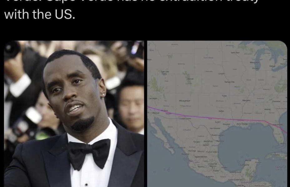 Why would P Diddy flee when facing charges for child sex trafficking?