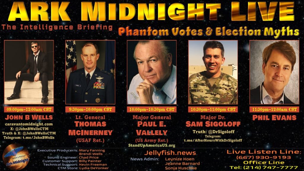 02 March 2024: Tonight on #ArkMidnight - The Intelligence Briefing / Phantom Votes & Election Myths