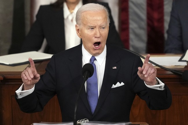 Here We Go With the Trump Attacks During Biden's SOTU Address