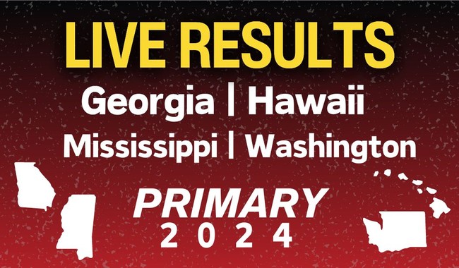 LIVE: Election Results - Georgia, Hawaii, Mississippi, Washington