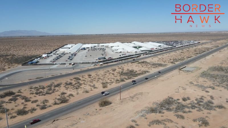 EXCLUSIVE: Massive Illegal Alien Processing Center in El Paso Desert