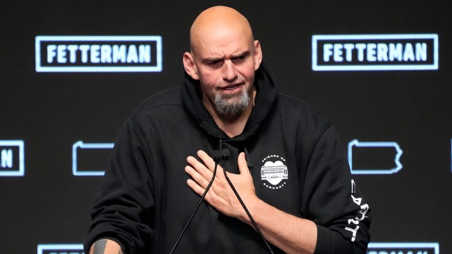 John Fetterman Has Another Encounter With Pro-Palestinian Protesters