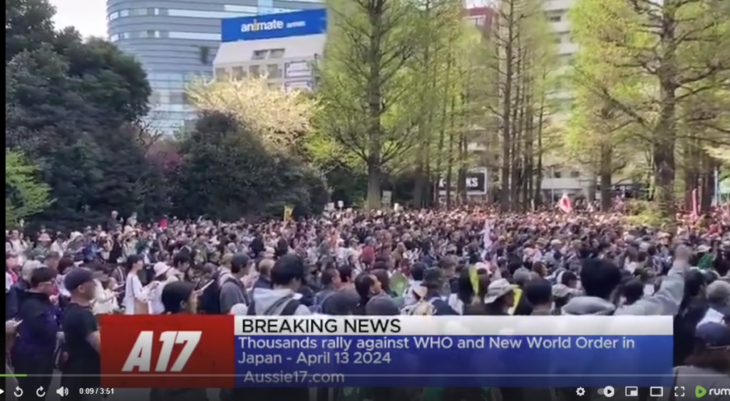 Thousands Demonstrate in Japan Against WHO & mRNA Vaccines: “Let’s Stop The Third Atomic Bomb With Our Hands!”