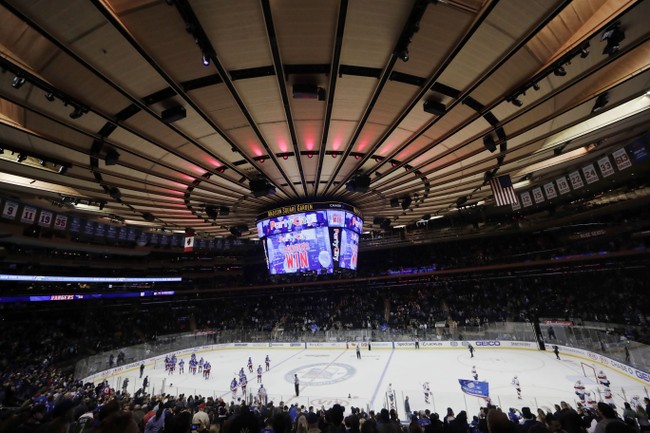 The Opening of Rangers-Devils Game Last Night Was Absolute Mayhem
