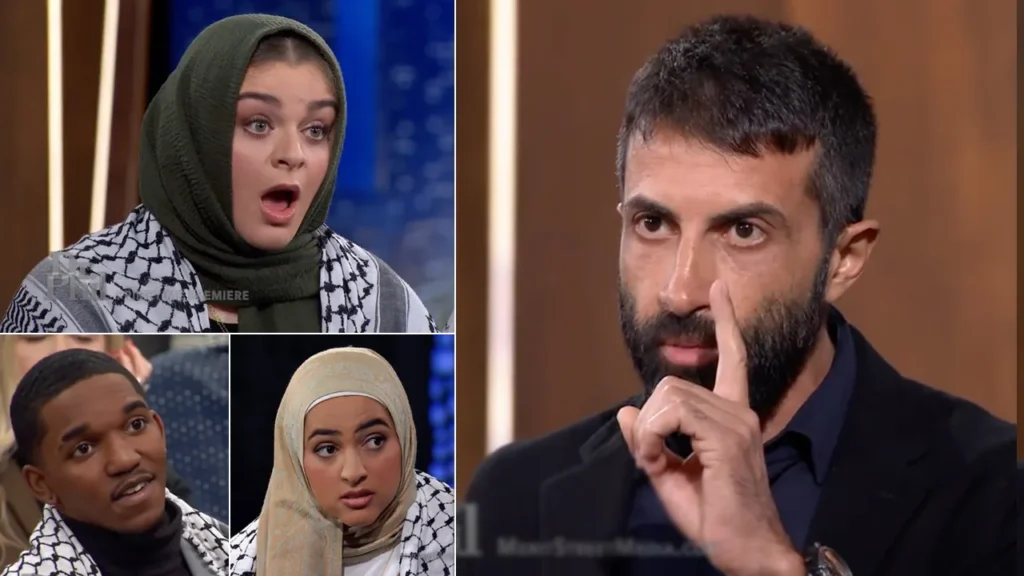 Hamas defector tells pro-Palestinian activists they belong in 'a mental asylum' in brutal debate