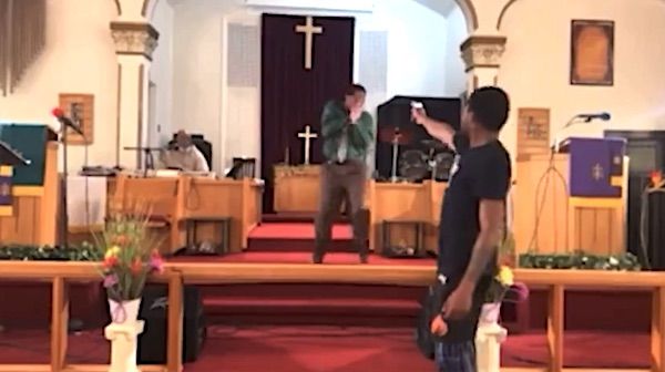 WATCH: Gunman aims to shoot pastor, but then something miraculous happens