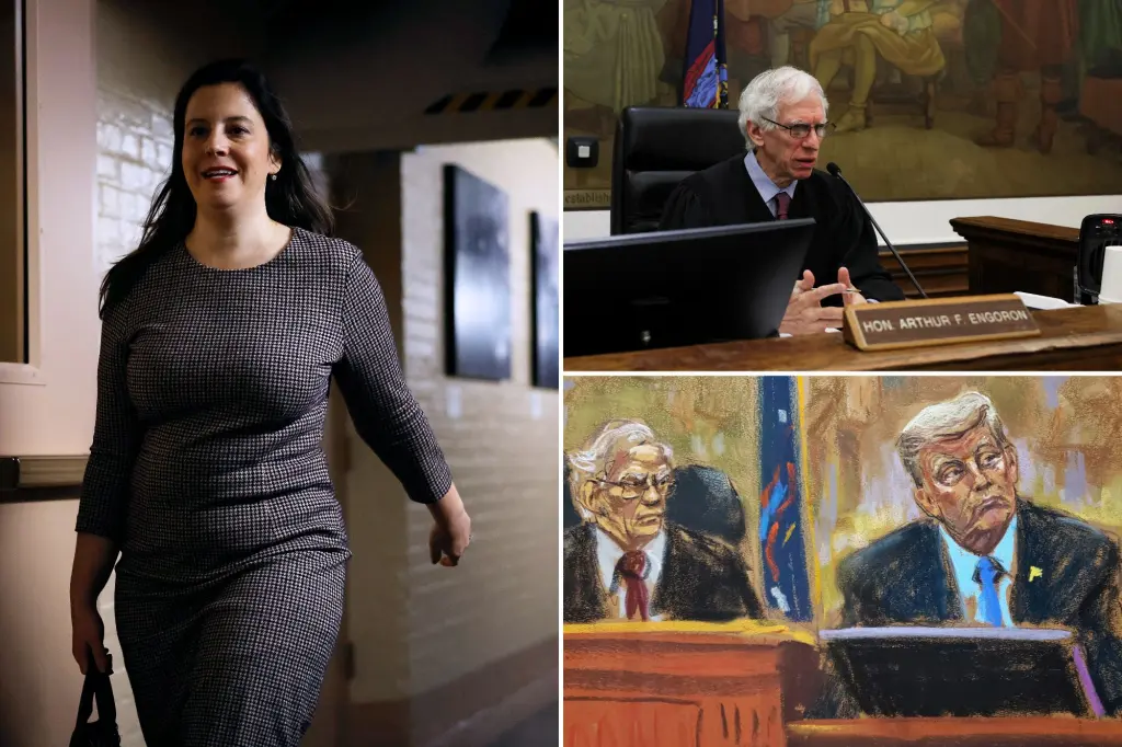 Rep. Elise Stefanik accuses judge in Trump civil fraud case of ‘judicial bias’ and ‘bizarre behavior’ in ethics complaint