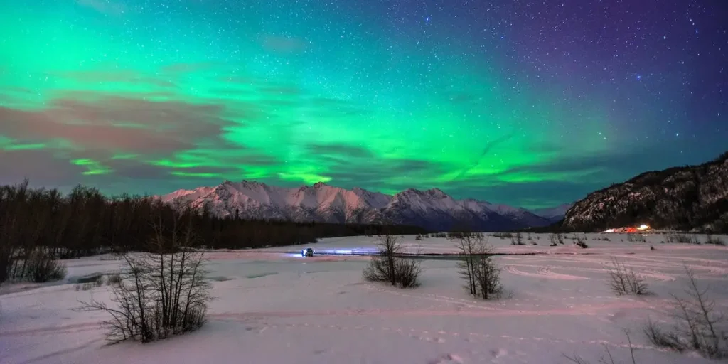 10 photos of the Northern Lights dazzling in the night sky across the US and Europe caused by massive geomagnetic storm