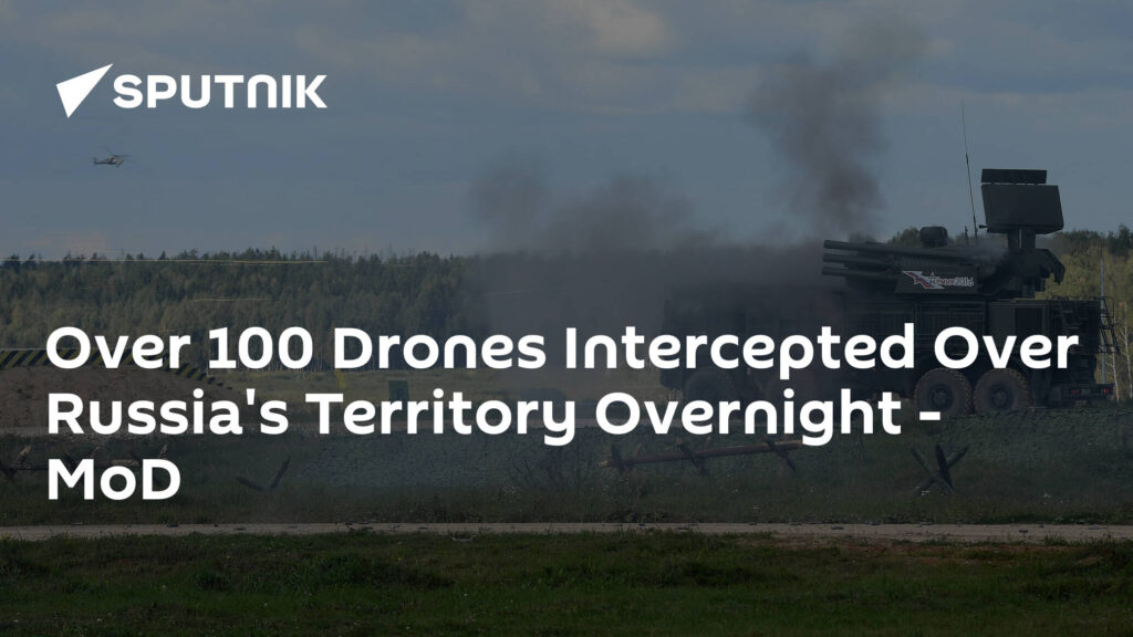 Over 100 Drones Intercepted Over Russia's Territory Overnight - MoD