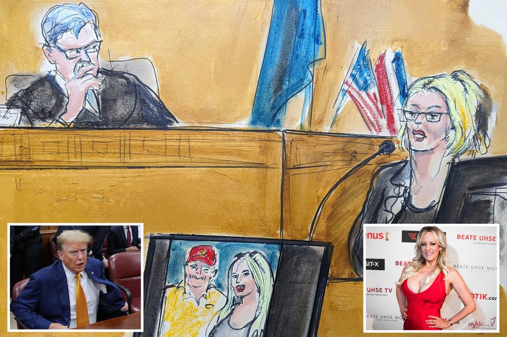 Judge warns prosecutors about ‘degree of detail’ during Stormy Daniels’ salacious testimony as jurors struggle to keep straight faces