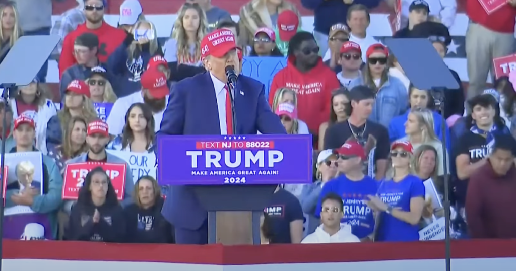 ‘Total Moron’: Trump Tells Massive NJ Crowd ‘Whole World Is Laughing’ At Biden