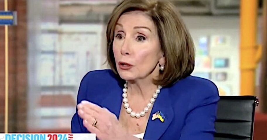 WATCH: Pelosi nearly pops her top as network fact-checks her on Trump's economy