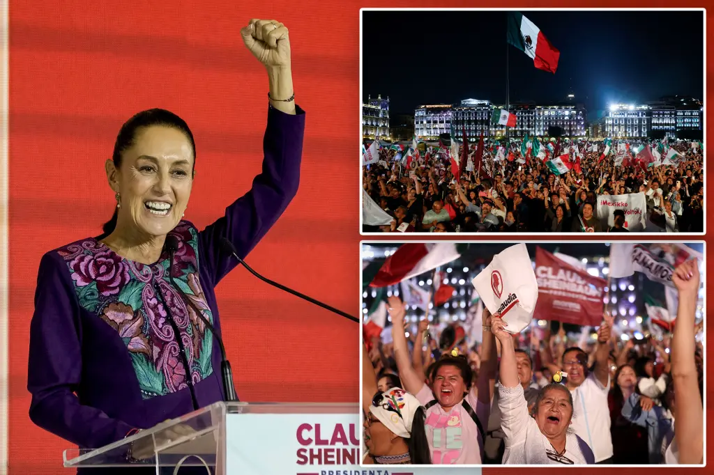 Claudia Sheinbaum wins Mexican presidency, electoral institute says