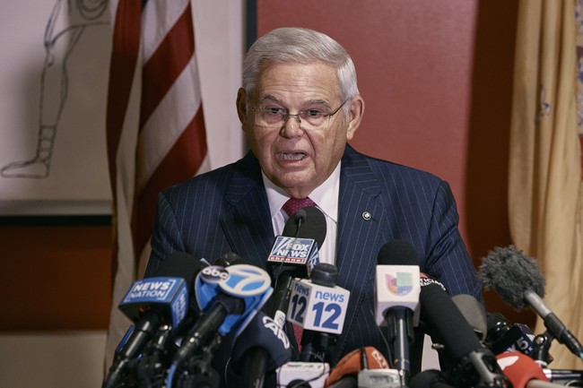 Sen. Bob Menendez Files for Reelection As Independent Amid Corruption Trial