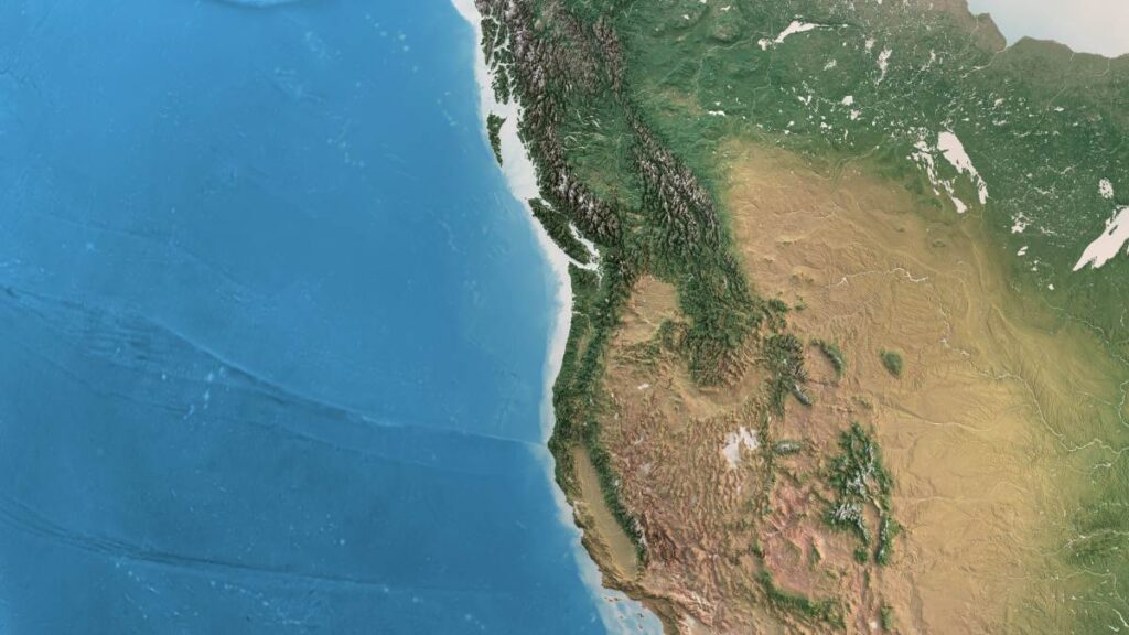 Survey of Cascadia Subduction Zone reveals subterranean structure