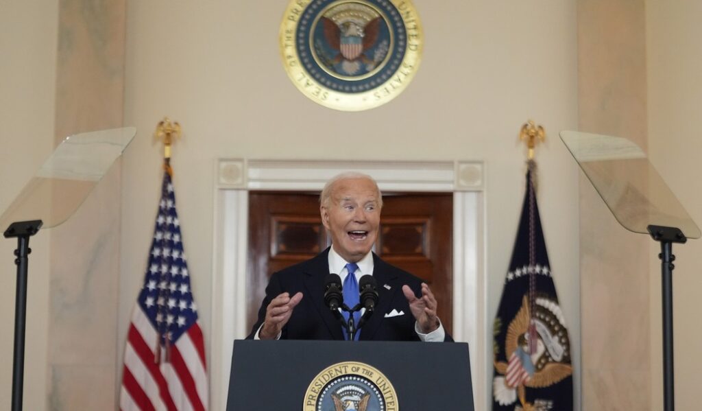 Biden Shuffled Out to Attack the Supreme Court and Everyone Couldn't Ignore His New Appearance