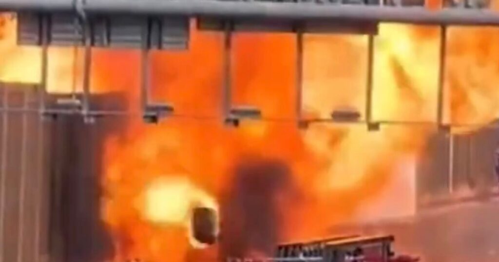 Video Footage Shows Tractor-Trailer Explosion On New Jersey Highway