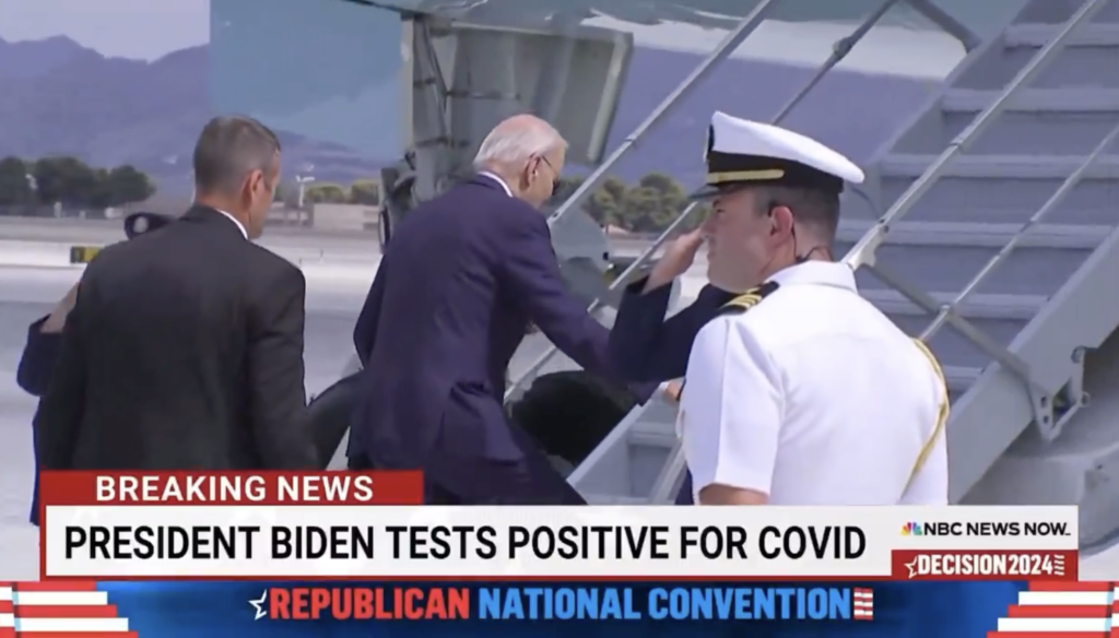 BIDEN: “I’ll Drop Out If I Get A Medical Condition” — COUPLE HOURS LATER: “Biden has COVID!”