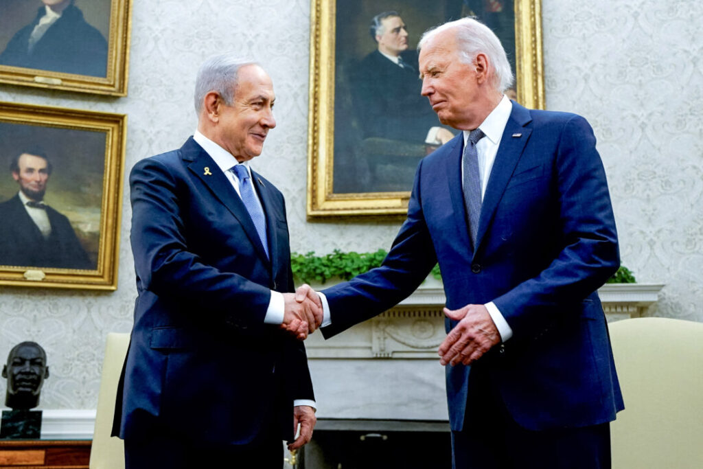 Biden, Harris Hold Separate Meetings With Netanyahu as Gaza War Rages On