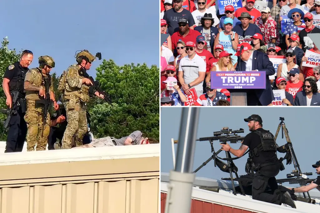 Wild Trump assassination attempt video shows cops surround building, then barrage of gunfire: ‘They got him right in the head’