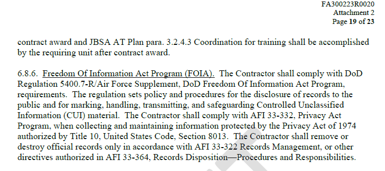 May 2023 Air Force Solicitation for a Training Program Proves Technology-facilitated Sexual Harassment and Sexual Assault: Electromagnetic Rape & Electronic Harassment