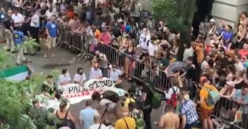 Eating their own: Left-wing Pro-Palestine agitators disrupt NYC ‘Pride’ parade