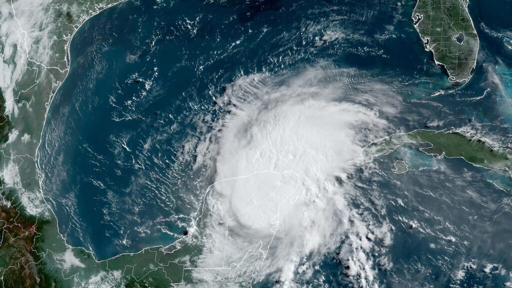 Hurricane Beryl strengthens to Category 3 as it heads toward Yucatan Peninsula