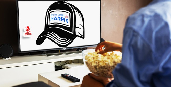 The ID of the Leader of 'White Dudes for Harris' Proves You're Not Cynical Enough