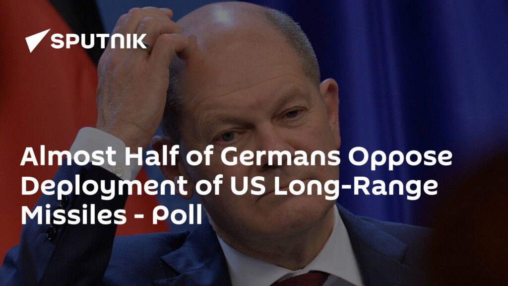 Almost Half of Germans Oppose Deployment of US Long-Range Missiles - Poll