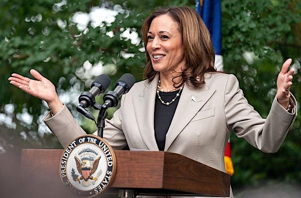 Kamala Harris' flip-flops earn her the nickname 'Kamala Chameleon'