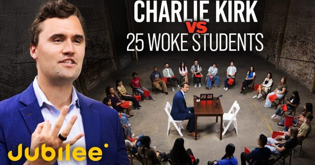 Can 25 Liberal College Students Outsmart 1 Conservative? (feat. Charlie Kirk)
