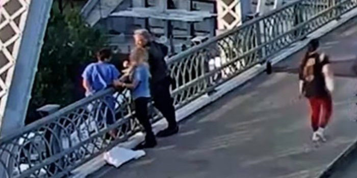 Bon Jovi Prevents Apparent Bridge Jumper During Nashville Video Shoot