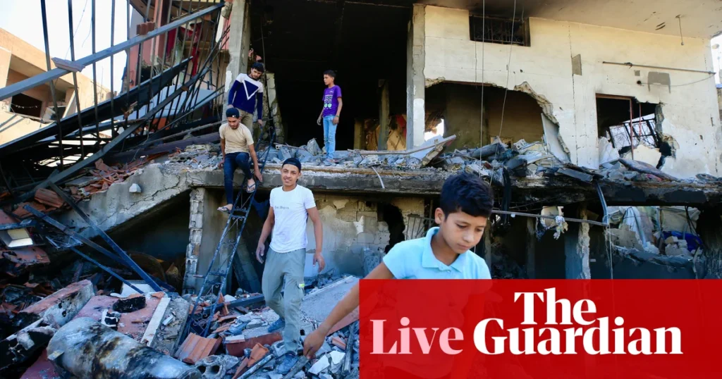 Middle East crisis live: At least 35 children killed in Israeli airstrikes as thousands flee their homes amid fresh attack on Lebanon