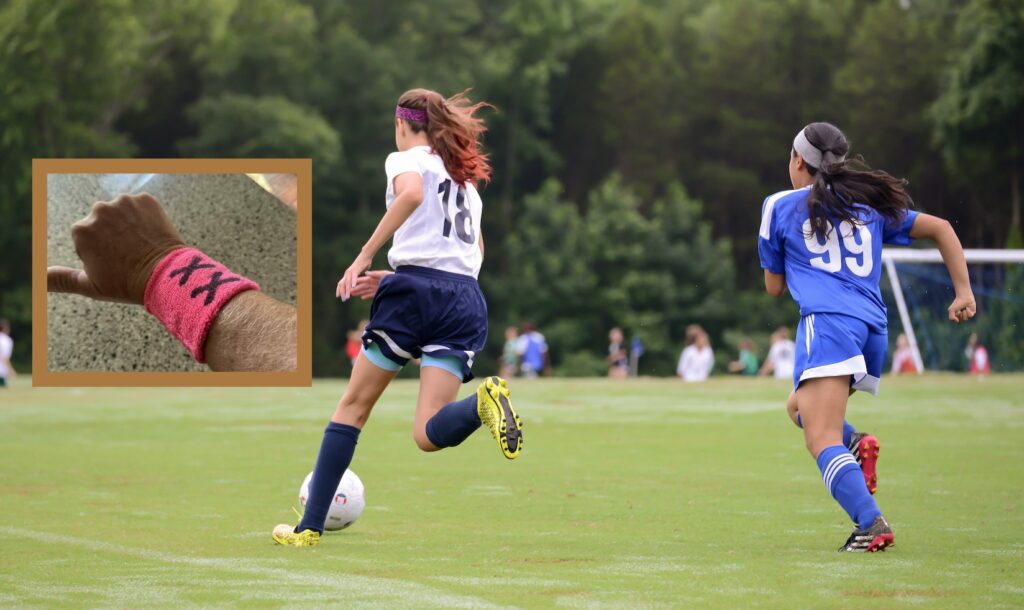 Parents sue school district that banned them for wearing pink ‘XX’ wristbands to daughters’ soccer game against boy