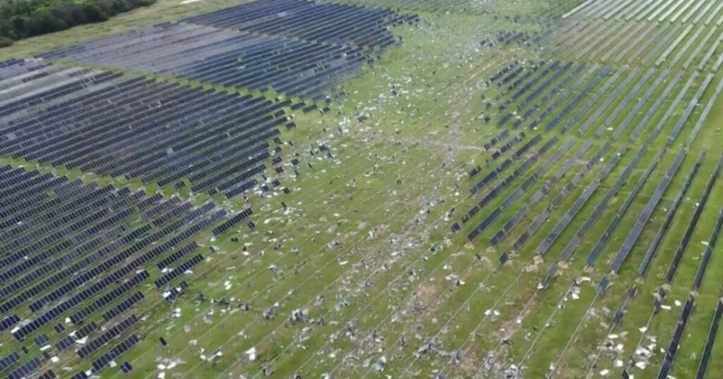 Hurricane Milton Decimates Florida Solar Power Plant