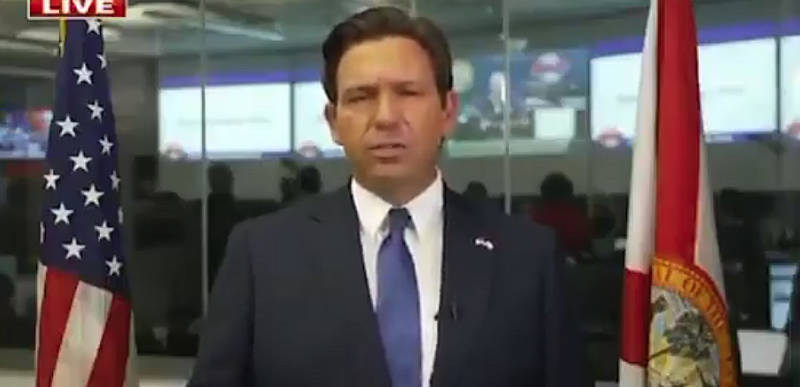 WATCH: Gov DeSantis WHOLLOPS Kamala, says “she has never been interested in any of the storms we’ve had” since she became VP