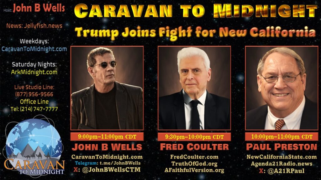 14 November 2024: Caravan to Midnight - Trump Joins Fight for New California