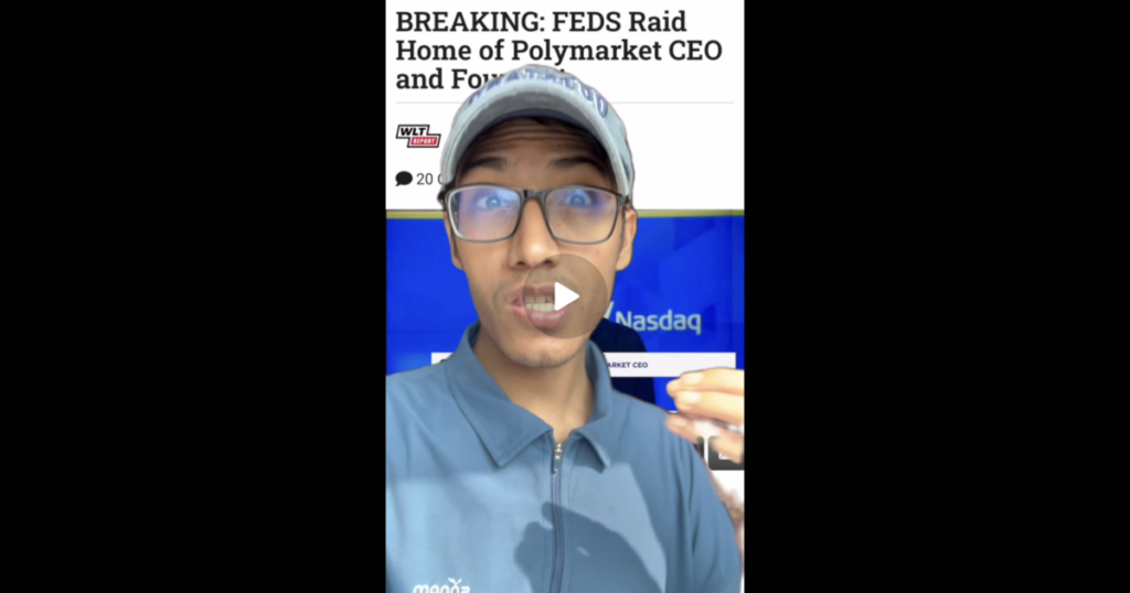 ALI REACTS: Biden Regime RAIDS Polymarket CEO’s House!