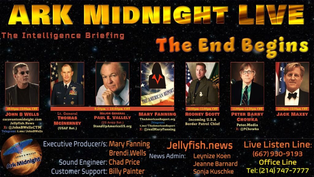 16 November 2024: Ark Midnight Tonight - The Intelligence Briefing/ The End Begins